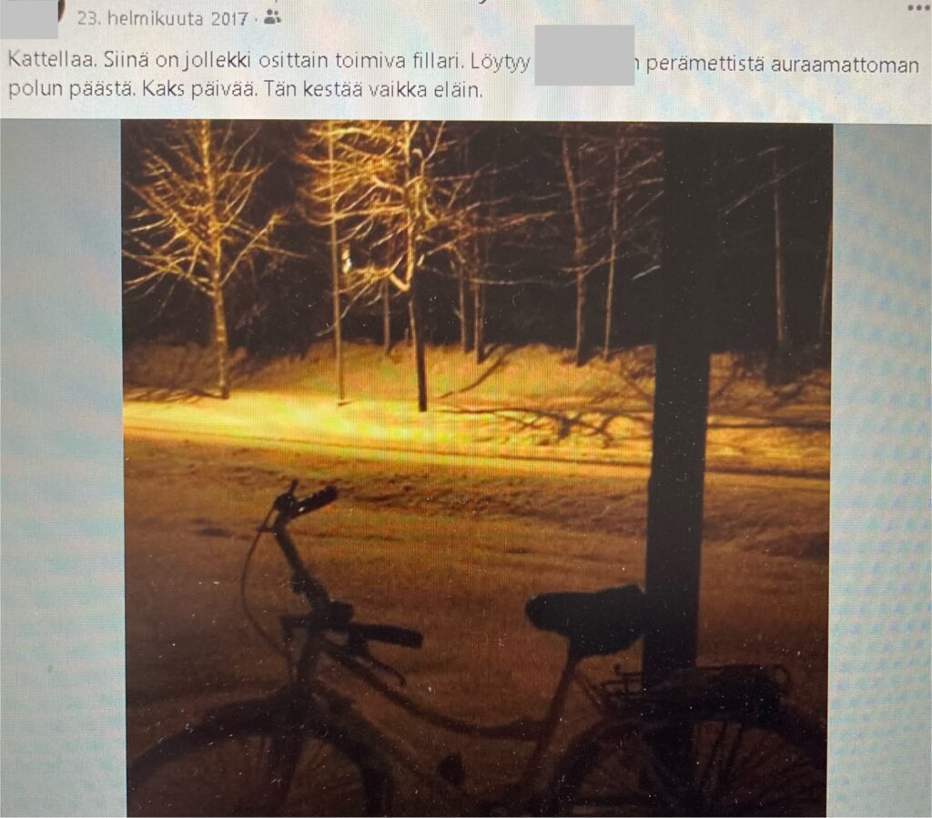 jalkajarrut,kinttupolku,pyöräily on kivaa